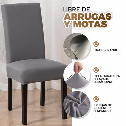 Funda Elástica Adaptable Para Sillas -BeautyChair©