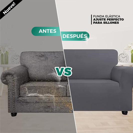 Funda Elástica Ajuste Perfecto Para Sillones - ElasticCover©