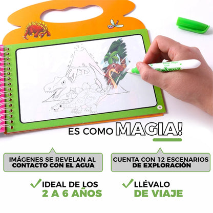 Libro Mágico Reutilizable Para Pintar Con Agua- MagicBook®