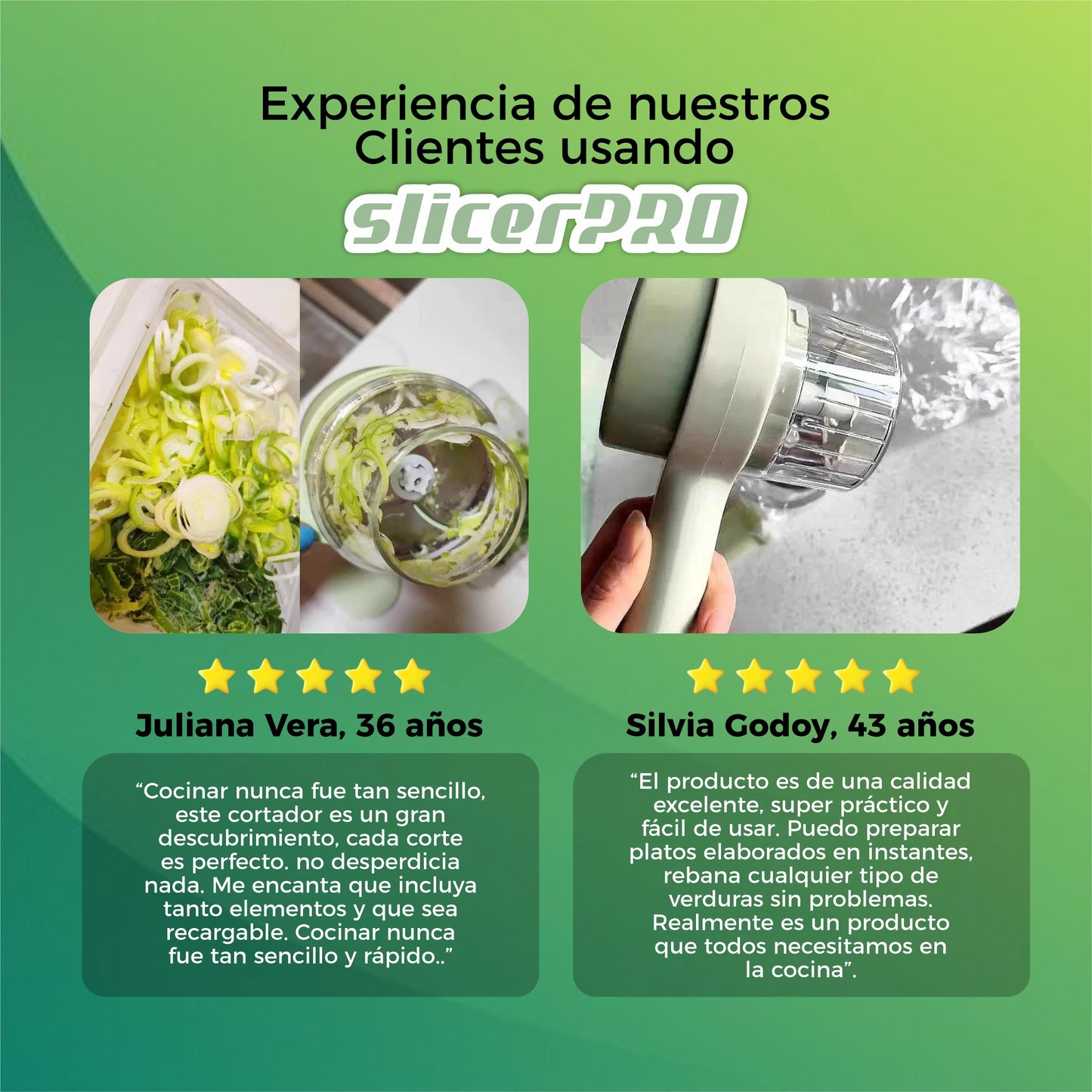 Cortador Eléctrico De Verduras 4 en 1 - SlicerPro©