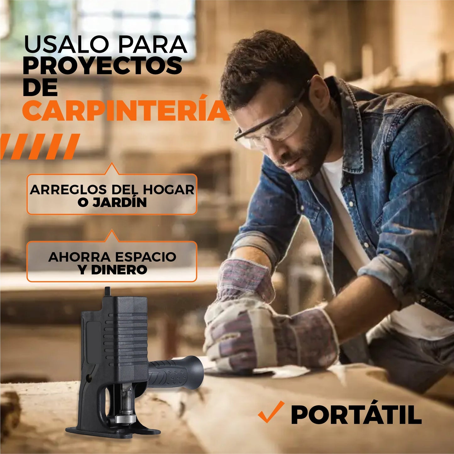 Adaptador De Sierra Portátil Para Taladro - TurboSaw©